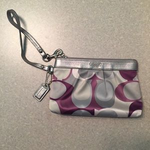 Authentic coach wristlet